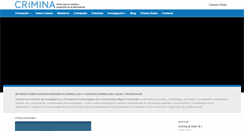 Desktop Screenshot of crimina.es
